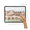 2 Stück Like Matt Papier Folie für iPad Pro 13 M4 2024 (A2925/ A2926/ A3007) Displayschutz zum Zeichnen Schreiben Skizzieren mit 2 Spitzen für Apple Pencil Pro & USB-C & 2./1. Generation